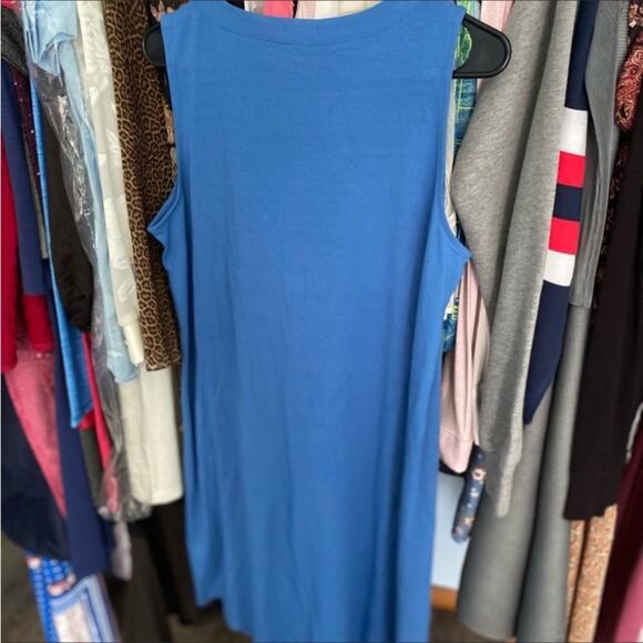 J.Jill Blue Opal Wearever collection Sleeveless Dress - Picture 7 of 8